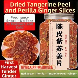 Dried Tangerine Peel Perilla Ginger Slices for Warming Stomach Cold-Dispelling Drink in Can