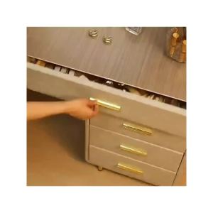 Khay Chia Ngăn Kéo Trong Suốt Vân Sọc Khay Đựng Mỹ Phẩm Xếp Chồng Tiện Lợi Để Bàn - ALLIN