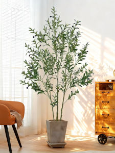 Elegant Fake Olive Tree Decor Indoor Large Ornamental