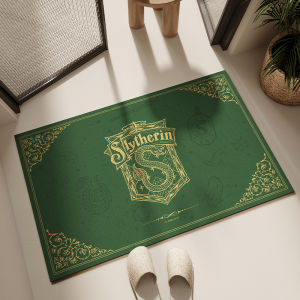 Harry Potter Bathroom Entrance Door Mat American Luxury High End Carpet Bathroom Absorbent Non Slip Pad Green Foot Pad