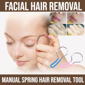 【Beauty Essential】Effortlessly Remove Facial Hair With Face Threading Tool Facial Hair Removal Manual Spring Hair Removal Tool