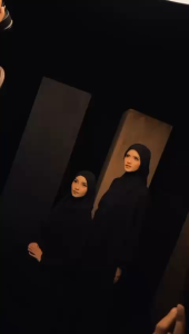 Nusaiba Maxi Dress By Deenay Bahan Poly Dobby texture Gamis Wanita Premium Murah Modis