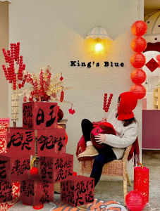 New Year Decoration Dragon Atmosphere Display Wall Decal Check-In Background Shop Entrance Attract People Waterproof Wall Sticker