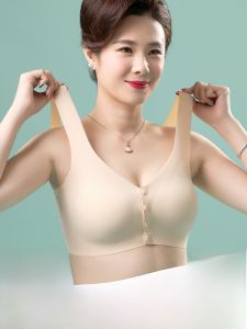 SUPIAN | เสื้อชั้นในผ้าไหมน้ำแข็งบางแบบเสื้อกั๊กสำหรับคุณแม่ ไร้สาย ขนาดใหญ่ ฤดูร้อน ไร้ตะเข็บ สำหรับผู้หญิงวัยกลางคนและผู้สูงอายุ