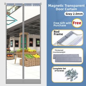 Magnetic Transparent PVC Door Curtain