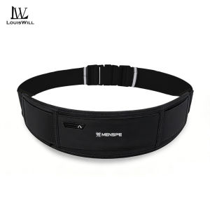 LouisWill Sports Waist Bag Waist Belts Cross Body Bag Running Pounch Adjustable Running Pack Waterproof Waist Bag Money Phone Waist Fanny Pack Jogging Belt Fanny Pack With Reflective Strip for Workouts Sports Outdoor