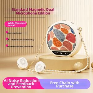 Wireless Magnetically Attached Microphone for Teachers and Tour Guides