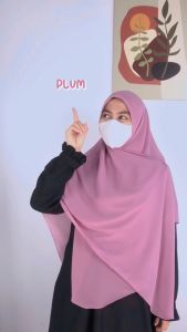 [SET CADAR] Segi Empat Bawal Malay Ayesha 145 x 145 Malaysia Curve Jumbo Syari Ceruty Babydoll Cerutti Premium Segiempat Oval Hijab Curve
