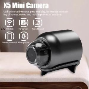 New X5 Mini Camera 1080P Night Vision Wireless Surveillance Wireless 2.4G WiFi Portable Smart Detection Security Cam