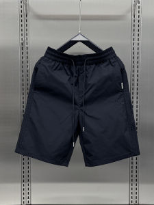 Summer 2025 Mens Breathable Solid Color Loose Fit Thin Sport Shorts Youth Casual Pants Straight Leg mid Waist Fashion Trend