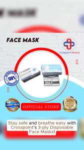 CROSSPOINT  MEDICAL  HOSPITAL  FACEMACK 50pcs