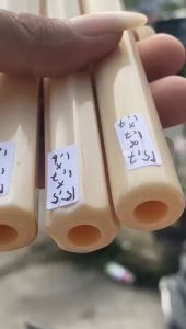 Pipa GG Asli Lokal Panjang 15cm Segilapan Blimbing Bulat Semilengkung Bahan Merah Mulus Asli