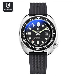 QINGXIYA New Business Men Quartz Watch Date Waterproof Luminous Luxury Man Wristwatch Sports Stainless Steel Mens Watches Male