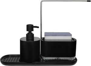 4-in-1 Kitchen Soap Dispenser Set with Dish Soap Holder Dish and Hand Soap Dispenser Kitchen Storage Organizer Kitchen dispenser