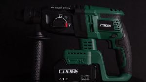 COOEK Electric Hammer Portable Impact Drill Road Demolition Cordless Concrete Tool Set