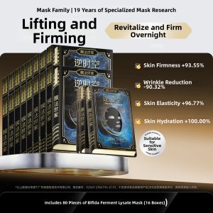 Mask Family | Hydrolyzed Yeast Extract Mask For Wrinkle Reduction Firming Anti-Wrinkle Night Repair Soothing Hydrating