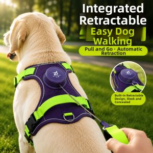 Hadassah | Auto Retractable Vest-Style Dog Leash