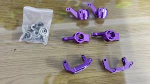 Bộ Nâng Cấp Ghế Lái Kim Loại Và Ghế Trục Sau REDSPIDER Dành Cho Xe RC HSP1/10 - Phụ Kiện 102011 102012 102010C