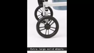 Shower Chair Foldable Height Adjustable Safety Commode Chair Wheelchair For Elderly