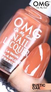 OMG Nail Lacquer 10ml - Rustic Oak