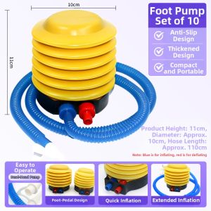 SHENWO | Foot-Powered Air Pump Inflatable Jumping Horse Childrens Toy Yoga Horn Ball Party Balloons