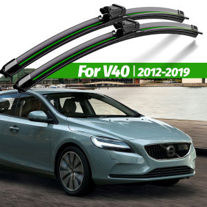 Wiper LHD Front Wiper Blades Set For Volvo V40 2012 - 2019 Windshield Windscreen Window Brushes 26"+19" Accessories