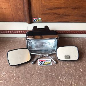 lampu depan Win100 set spion old Win100