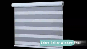 Best Seller KOREAN ZEBRA ROLLER BLINDS | High Quality Venetians Roller Curtain Blinds for Window | Dual Layer Roller Shades | Day & Night Horizontal Blinds | No Drilling Adjustable & UV Protection | Light Filtering Sheer Shades for Home & Office Window