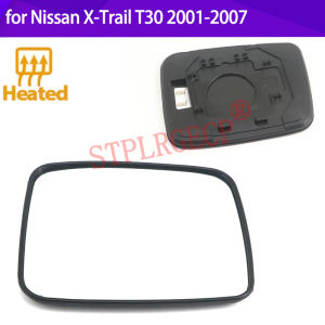 Stplrgecp Passenger Side Driver Side Left or Right Door Side Heated Wing Mirror Glass Lens for Nissan X-Trail T30 2001-2007