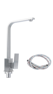 Vòi nước rửa chén nóng lạnh Inox 304 chân vuông Hobby Home Decor RCD2