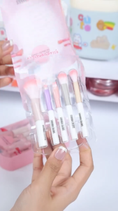 🔥แท้/ดีลสุดคุ้ม/ไลฟ์ทุกวัน🔥(1ชิ้น) BR07 Sivanna Colors 5-Pieces Makeup Brushes Set ชุดแปรงแต่งหน้า (M)