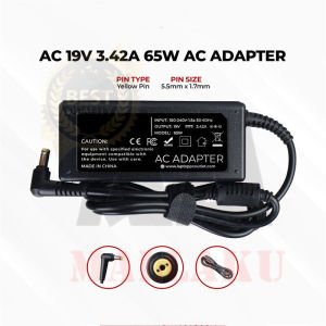 Acer 65W 19V 3.42A 5.5mm x 1.7mm Laptop Charger Adapter