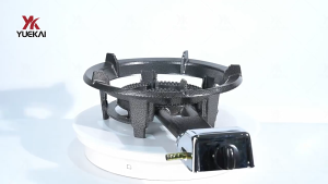 Heavy Duty Burner Gas stove 1 Burner Automatic Ignition Cast Iron Gas Stove Fast Cooking Desktop Single Burner Stove