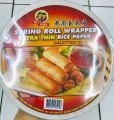 Fat & Thin (Extra Thin ) Spring Roll Wrapper Rice Paper Lumpia Wrapper 250g. 