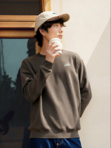 361° | Áo Thun Hoodie Nam Thu Dài Tay Cổ Tròn