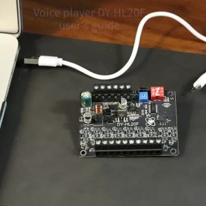 Aideepen | DC 12-85V HL20F Wide Voltage Voice MP3 Player Module 20W One-to-One Trigger 8M Storage Custom Audio Micro USB