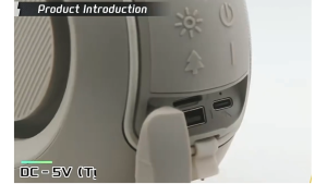 M20 Ergonomic Design Portable Wireless Bluetooth Speaker V5.3 HiFi Sound with Holder & Colorful Lights