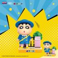 Crayon Shinchan Educational Building Blocks Toys Stress Relief Small Particle Blocks Girls Gift Children's Day Gift. 