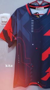 Baju Drifit Pria Jersey Lari Kaos Atasan olahraga running voly badminton regular fit