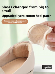 Anti-Fall Heel Anti-Wear Pads for High Heels Loafers Leather Shoes Half Size