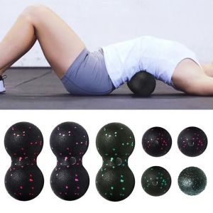 EPP 8Cm Mật Độ Cao Massage Đậu Phộng Hình Cơ Thể Fascia Bóng Để Thư Giãn Cơ Bắp Tập Yoga Thể Dục Lacrosse Myofascial Giảm Đau