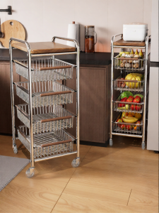 YIXUAN | Multi-purpose Mobile Kitchen Storage Rack Multilevel