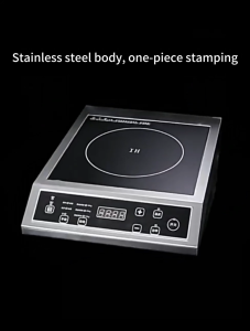 ZZUOM Single stove induction cooker 3500/5000W high power commercial stainless steel stove with high firepower