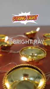 20L GOLDEN Diya Light LED (3 METER) /(Warm White) Fairy String Light Plug Deepavali Home Diwali Deepavali Light festival