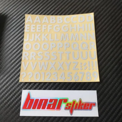 STIKER CUTTING HURUF ABCD ABJAD