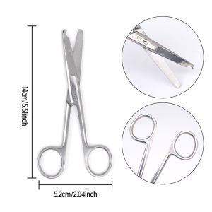 Kéo Cắt Chỉ Khâu Nha Khoa Bằng Thép Không Gỉ 14/16cm Dụng Cụ Phẫu Thuật Nha Khoa Dành Cho Nha Sĩ