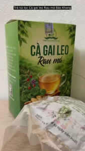 Combo 4 hộp (160 gói) trà cà gai leo rau má túi lọc trà túi lọc cà gai leo Bảo Khang thanh nhiệt giải độc gan mát gan men gan cao