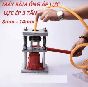Máy Bấm Đầu Ống Áp Lực Cao - Nén Thuỷ Lực 3 Tấn Ép Ống Từ Phi 8mm - 14mm