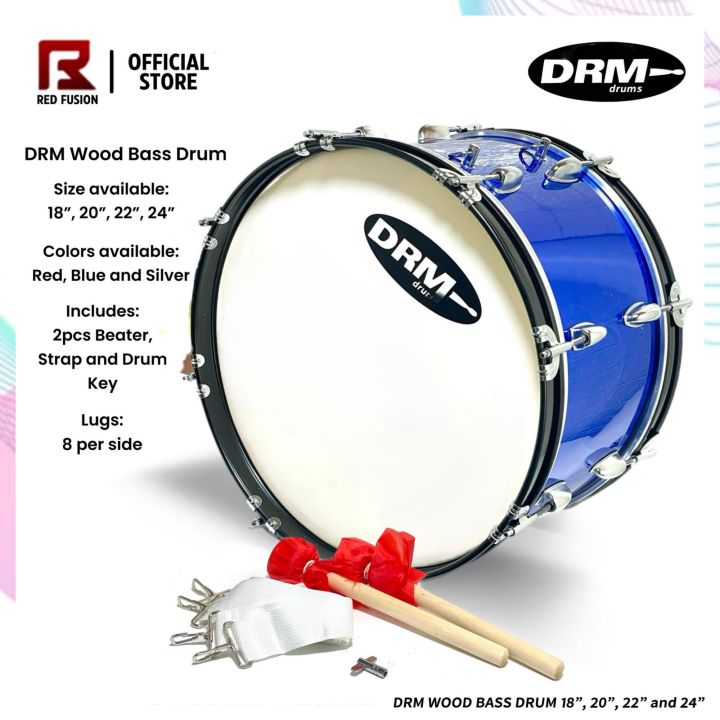 DRM Wood Bass Drum 18\, 20\, 22\ ir 24DRM Wood Bass Drum 18\, 20\, 22\ ir 24  