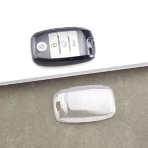 NEW Transparent TPU Car Remote for KIA Rio Rio5 Sportage Ceed Cerato K3 KX3 K4 K5 Sorento Optima Picanto Smart Key Case Cover